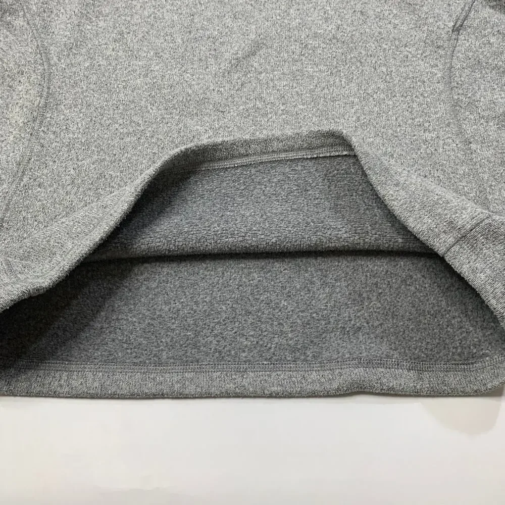 The North Face Sweatshirt Mens L Large Iron Grizzly Fleece Quarter Zip Pullover